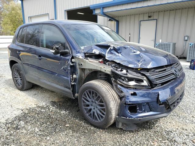 WVGAV3AX3EW624135 - 2014 VOLKSWAGEN TIGUAN S BLUE photo 4