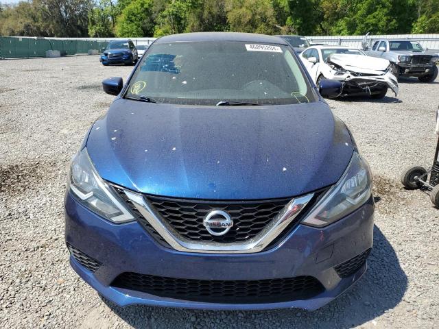 3N1AB7AP0HY382229 - 2017 NISSAN SENTRA S BLUE photo 5