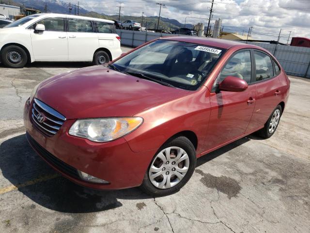 KMHDU4AD4AU880589 - 2010 HYUNDAI ELANTRA BLUE RED photo 1