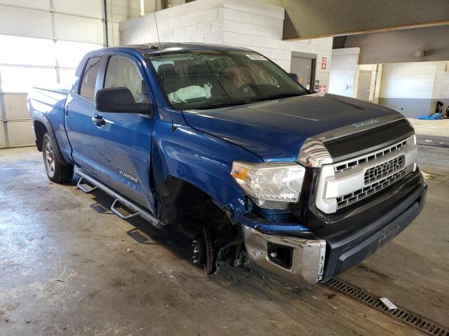 5TFUM5F15GX066676 - 2016 TOYOTA TUNDRA DOUBLE CAB SR/SR5 BLUE photo 4
