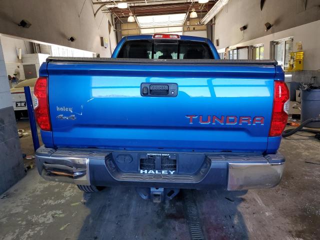 5TFUM5F15GX066676 - 2016 TOYOTA TUNDRA DOUBLE CAB SR/SR5 BLUE photo 6