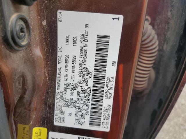 5TFAW5F19EX408236 - 2014 TOYOTA TUNDRA CREWMAX PLATINUM ყავისფერი ფოტო 13