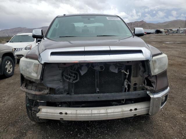 5TFAW5F19EX408236 - 2014 TOYOTA TUNDRA CREWMAX PLATINUM ყავისფერი ფოტო 5