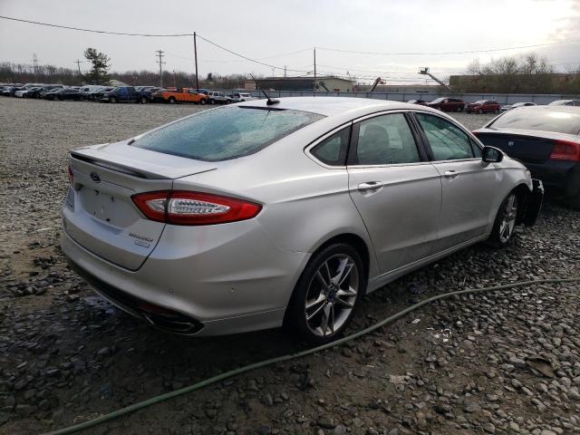 3FA6P0K91ER304629 - 2014 FORD FUSION TITANIUM SILVER photo 3