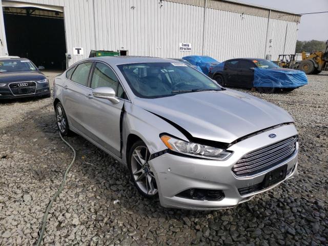 3FA6P0K91ER304629 - 2014 FORD FUSION TITANIUM SILVER photo 4