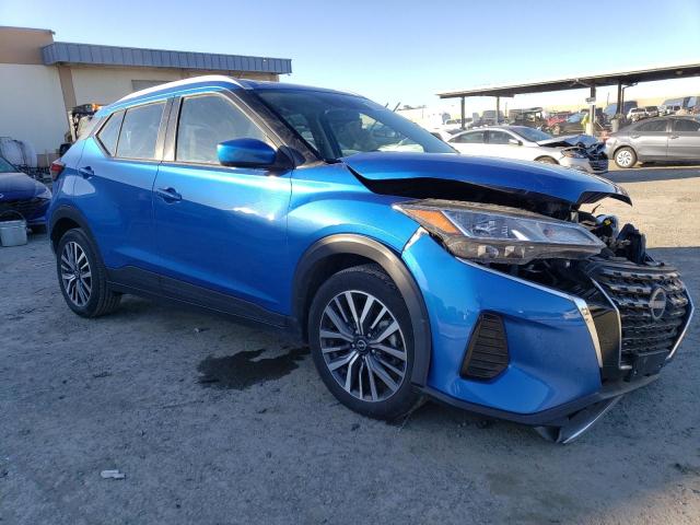 3N1CP5CV0PL513343 - 2023 NISSAN KICKS SV BLUE photo 4