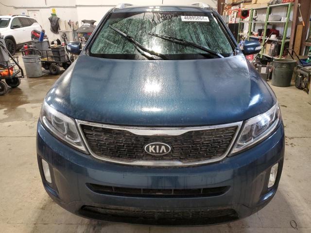 5XYKTDA71EG457503 - 2014 KIA SORENTO LX BLUE photo 5