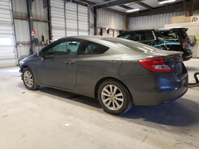 2HGFG3B81CH512376 - 2012 HONDA CIVIC EX GRAY photo 2