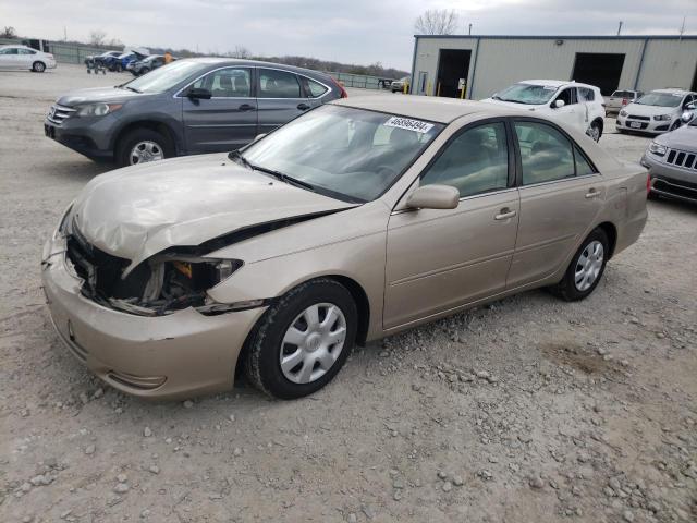 4T1BE32K62U049169 - 2002 TOYOTA CAMRY LE GOLD photo 1