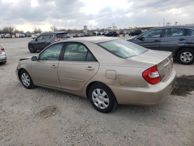4T1BE32K62U049169 - 2002 TOYOTA CAMRY LE GOLD photo 2