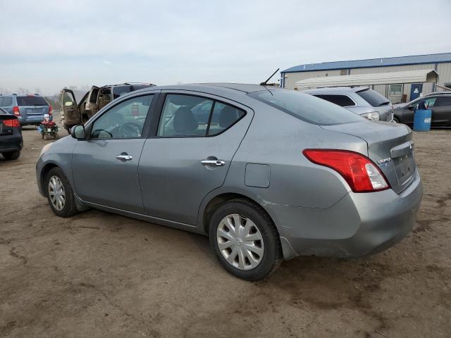 3N1CN7AP8CL892740 - 2012 NISSAN VERSA S GRAY photo 2