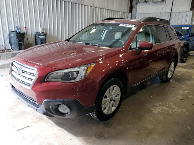 4S4BSACC3H3214999 - 2017 SUBARU OUTBACK 2.5I PREMIUM RED photo 1