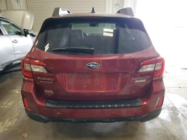 4S4BSACC3H3214999 - 2017 SUBARU OUTBACK 2.5I PREMIUM RED photo 6