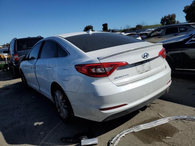 5NPE24AF8GH304555 - 2016 HYUNDAI SONATA SE WHITE photo 2