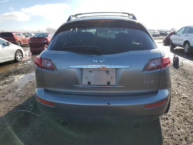 JNRAS08W04X201658 - 2004 INFINITI FX35 SILVER photo 6