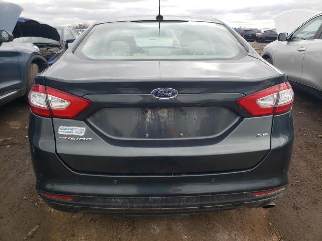 1FA6P0H72F5117460 - 2015 FORD FUSION SE BLACK photo 6