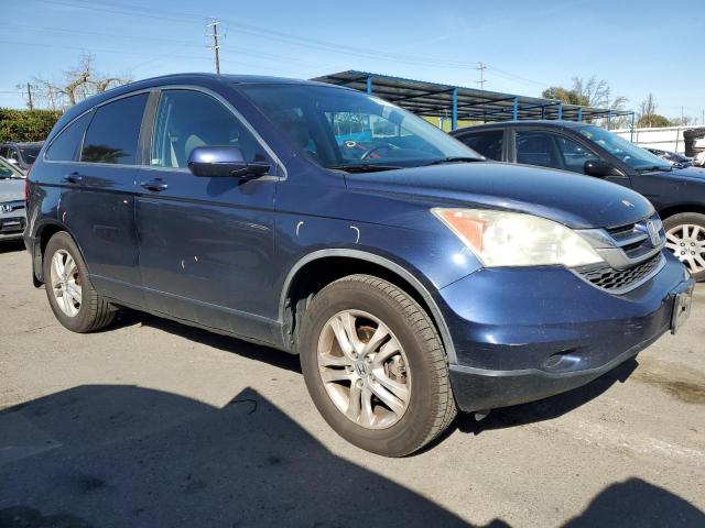 5J6RE3H74AL020581 - 2010 HONDA CR-V EXL BLUE photo 4