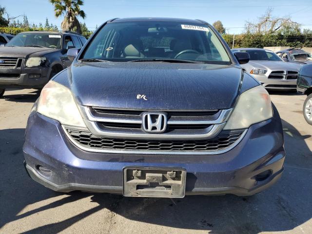 5J6RE3H74AL020581 - 2010 HONDA CR-V EXL BLUE photo 5