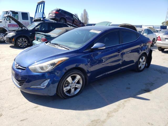 5NPDH4AE6GH730231 - 2016 HYUNDAI ELANTRA SE BLUE photo 1