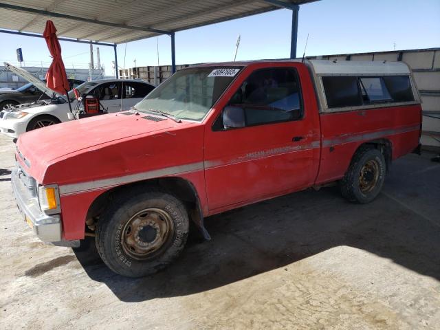 1N6SD11S0LC368651 - 1990 NISSAN D21 SHORT BED RED photo 1