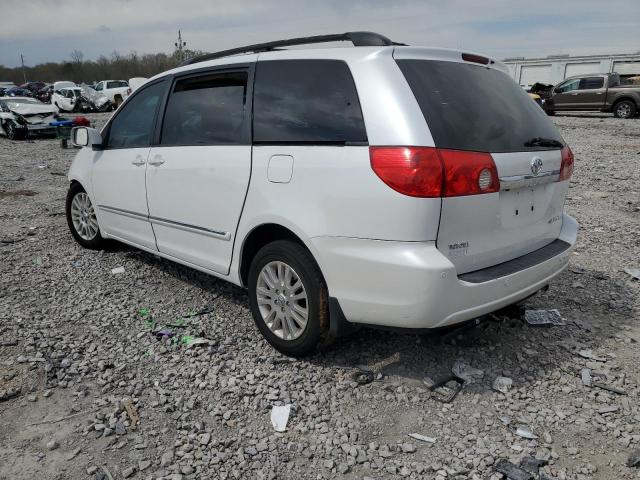 5TDZK22C38S198697 - 2008 TOYOTA SIENNA XLE WHITE photo 2