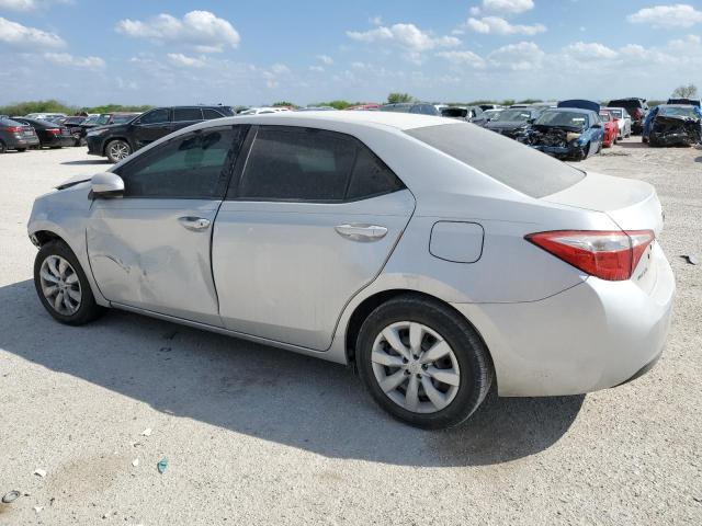 5YFBURHE2GP565478 - 2016 TOYOTA COROLLA L SILVER photo 2