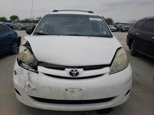 5TDZK23C88S131401 - 2008 TOYOTA SIENNA CE WHITE photo 5