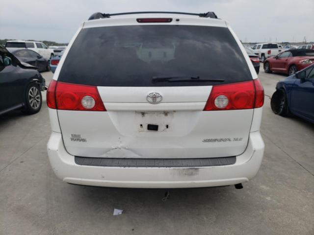 5TDZK23C88S131401 - 2008 TOYOTA SIENNA CE WHITE photo 6