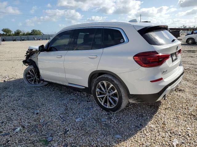 5UXTR9C57KLP87043 - 2019 BMW X3 XDRIVE30I WHITE photo 2