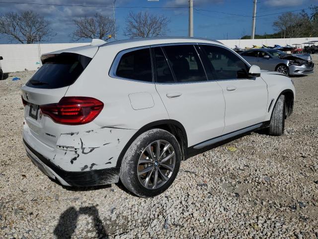 5UXTR9C57KLP87043 - 2019 BMW X3 XDRIVE30I WHITE photo 3