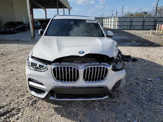 5UXTR9C57KLP87043 - 2019 BMW X3 XDRIVE30I WHITE photo 5