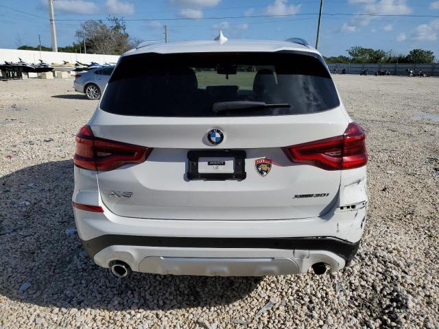 5UXTR9C57KLP87043 - 2019 BMW X3 XDRIVE30I WHITE photo 6