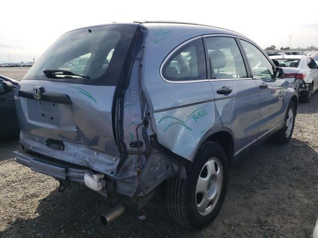 JHLRE38358C050298 - 2008 HONDA CR-V LX BLUE photo 3