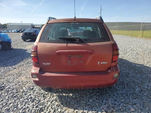 5Y2SL65887Z418412 - 2007 PONTIAC VIBE RED photo 6