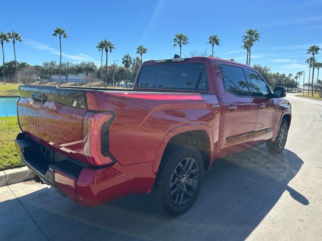 5TFNA5AB1NX011541 - 2022 TOYOTA TUNDRA CREWMAX PLATINUM BURGUNDY photo 4