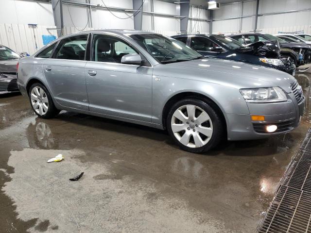 WAUDH74F37N075139 - 2007 AUDI A6 3.2 QUATTRO GRAY photo 4