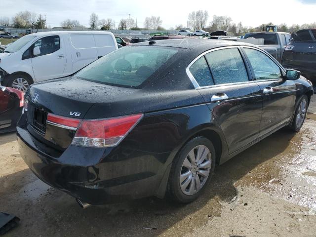 1HGCP3F83BA005795 - 2011 HONDA ACCORD EXL BLACK photo 3