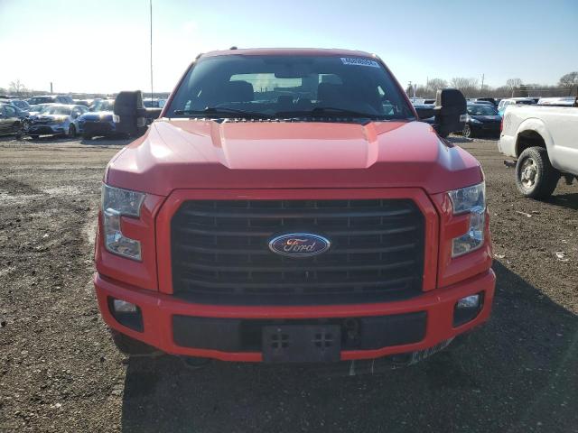 1FTFW1EG8GFC87342 - 2016 FORD F150 SUPERCREW RED photo 5