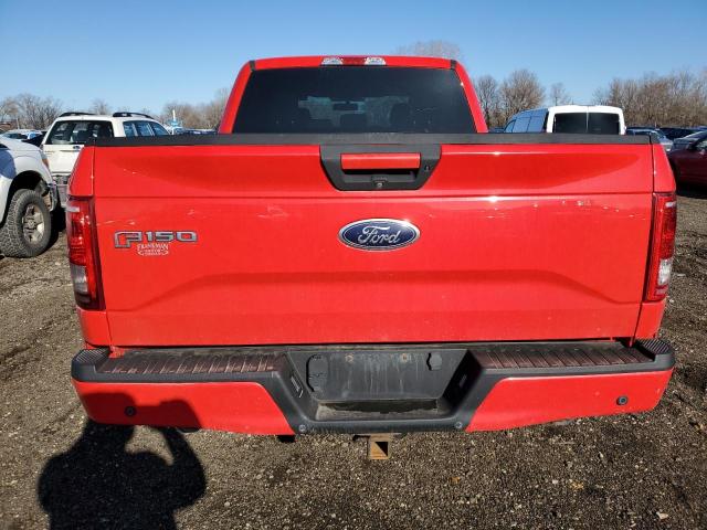 1FTFW1EG8GFC87342 - 2016 FORD F150 SUPERCREW RED photo 6