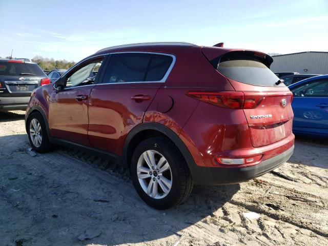 KNDPM3AC5H7031650 - 2017 KIA SPORTAGE LX RED photo 2