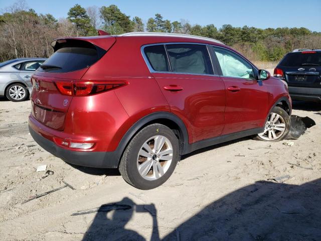 KNDPM3AC5H7031650 - 2017 KIA SPORTAGE LX RED photo 3