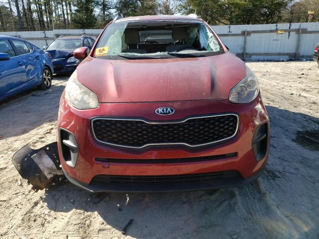 KNDPM3AC5H7031650 - 2017 KIA SPORTAGE LX RED photo 5