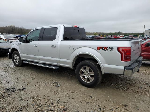 1FTFW1EG1FKE79952 - 2015 FORD F150 SUPERCREW SILVER photo 2