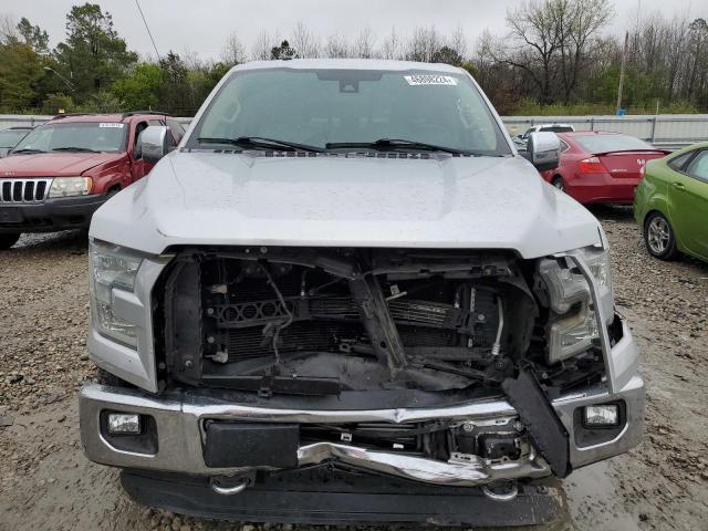 1FTFW1EG1FKE79952 - 2015 FORD F150 SUPERCREW SILVER photo 5