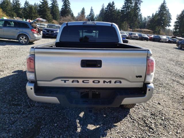 3TMCZ5AN5NM480776 - 2022 TOYOTA TACOMA DOUBLE CAB SILVER photo 6