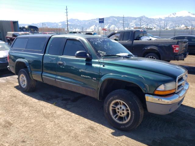 1B7GG22N3YS714235 - 2000 DODGE DAKOTA 绿色 照片 4