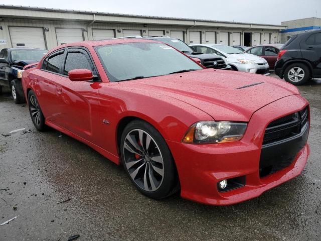 2C3CDXEJ0DH528431 - 2013 DODGE CHARGER SRT-8 RED photo 4