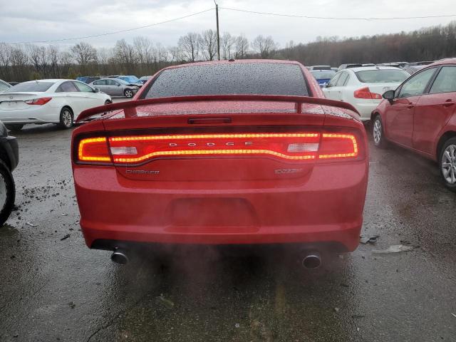 2C3CDXEJ0DH528431 - 2013 DODGE CHARGER SRT-8 RED photo 6