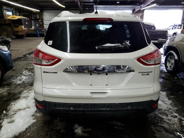 1FMCU9JXXFUC09888 - 2015 FORD ESCAPE TITANIUM WHITE photo 6