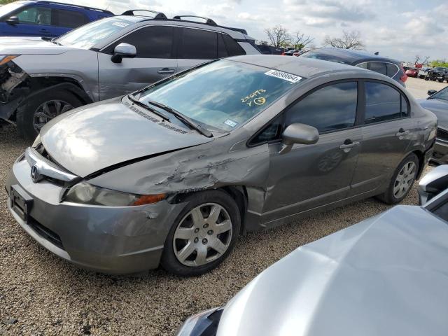 2HGFA16538H515891 - 2008 HONDA CIVIC LX GRAY photo 1